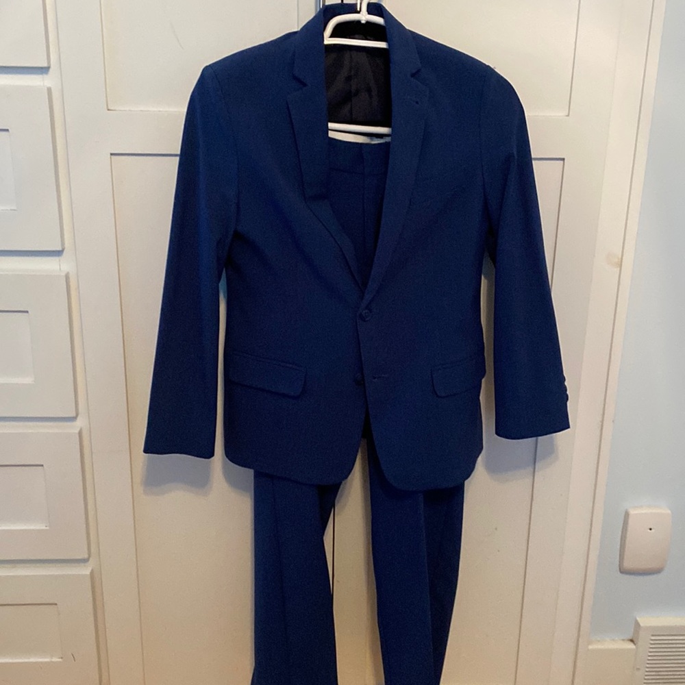 Chaps Blue Boys Size 12 Suit
